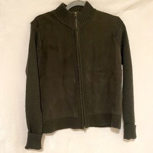 Acrylic suede jacket
